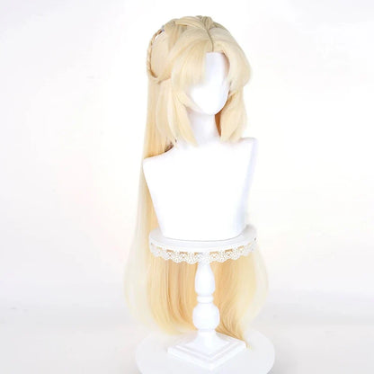 omgcos Genshin Impact Nicole Reeyn 100cm Gold Cosplay Wig