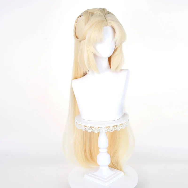 omgcos Genshin Impact Nicole Reeyn 100cm Gold Cosplay Wig