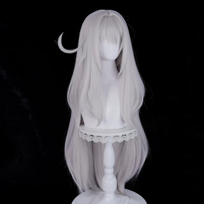 omgcos Genshin Impact Ronova Gray 98cm Halloween Cosplay Wig