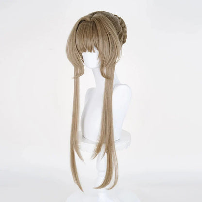 omgcos Genshin Impact Sandrone Marionette Brown 75cm Halloween Cosplay Wig