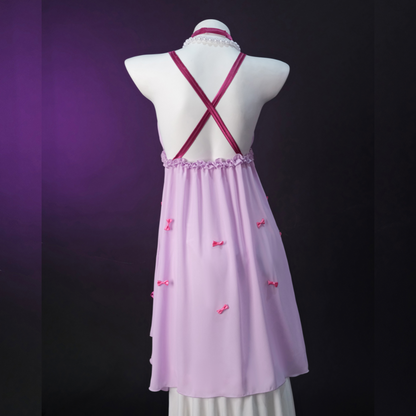 Last Batch omgcos Kato Megumi Pink Pyjamas Dress Cosplay Costume