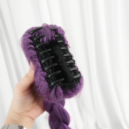 Ready To Ship omgcos Kpop Girl Rumi Cosplay Wig Purple Braid