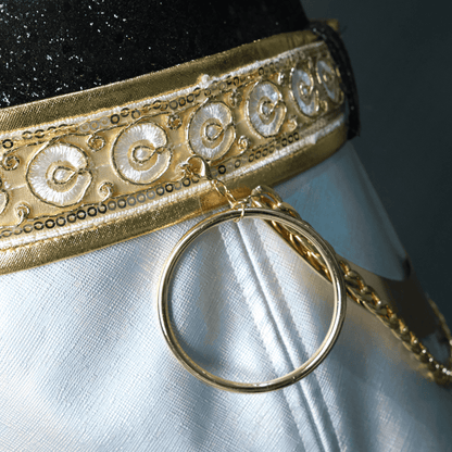 Last Batch omgcos Kpop Girl Zoey Golden Black Set Cosplay Costume