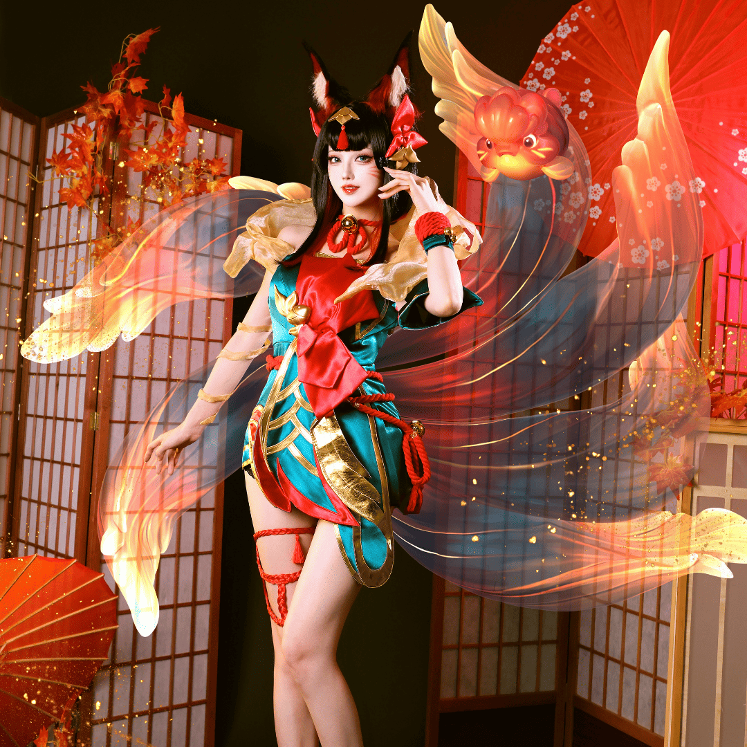 Ready To Ship omgcos LOL After Hours Ahri Spirit Blossom Cosplay Costume