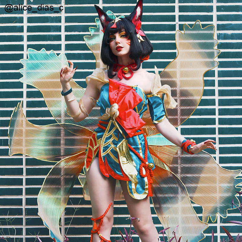 Ready To Ship omgcos LOL After Hours Ahri Spirit Blossom Cosplay Costume