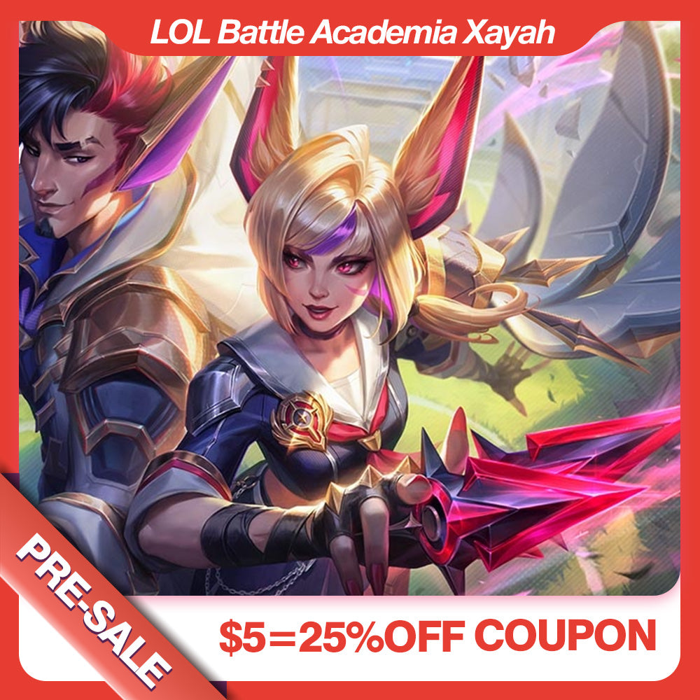 omgcos LOL Battle Academia Xayah Cosplay Costume Pre Sale