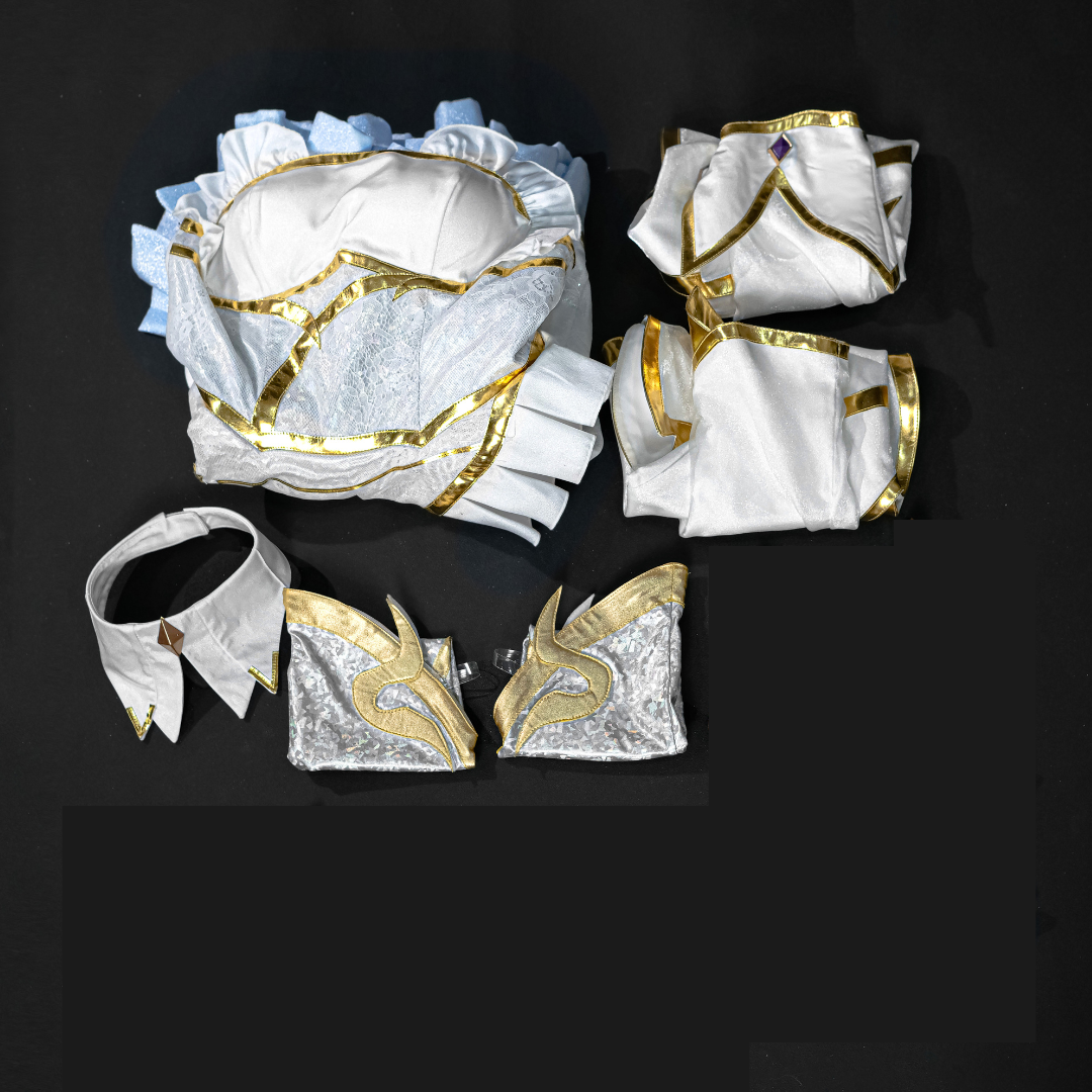 Ready To Ship omgcos LOL Golden Spatula Perfume Gem Ahri Cosplay Costume
