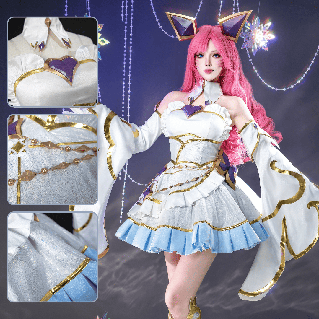 Ready To Ship omgcos LOL Golden Spatula Perfume Gem Ahri Cosplay Costume