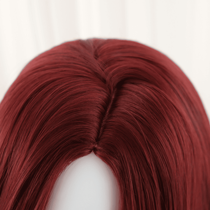 omgcos LOL Katarina Cosplay Wig Red Long Wig