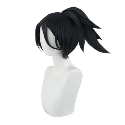 omgcos LOL League of Legends Akali Black Cosplay Wig