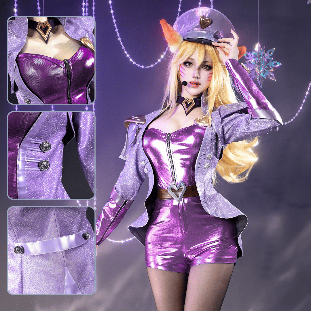 Ready To Ship omgcos LOL Popstar Ahri Idol Cosplay Costume