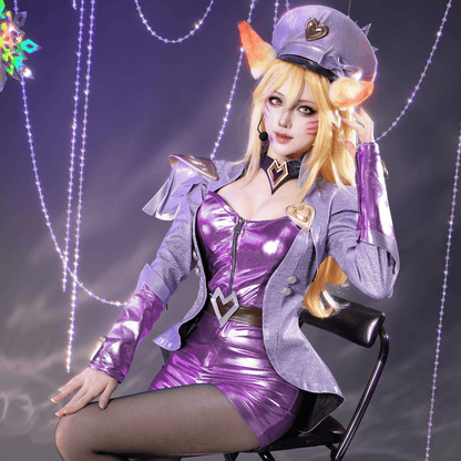 Ready To Ship omgcos LOL Popstar Ahri Idol Cosplay Costume