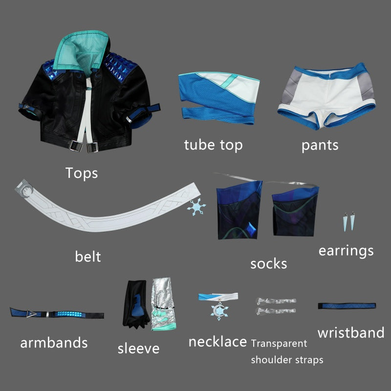 omgcos Rival Luna Snow Halloween Cosplay Costume
