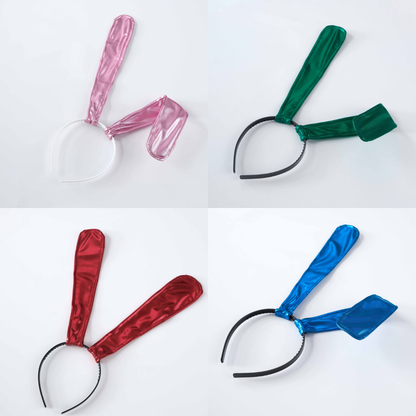 omgcos Multi-Color Glossy Bunny Bodysuit Set Sexy Cosplay
