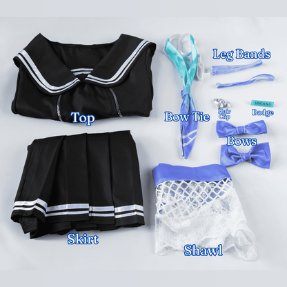 omgcos Nikke Fortune Mate Arcana Cosplay Costume School Uniform