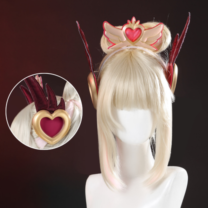 In Stock omgcos Overwatch Magical Girl Juno Cosplay Costume Black Red Set
