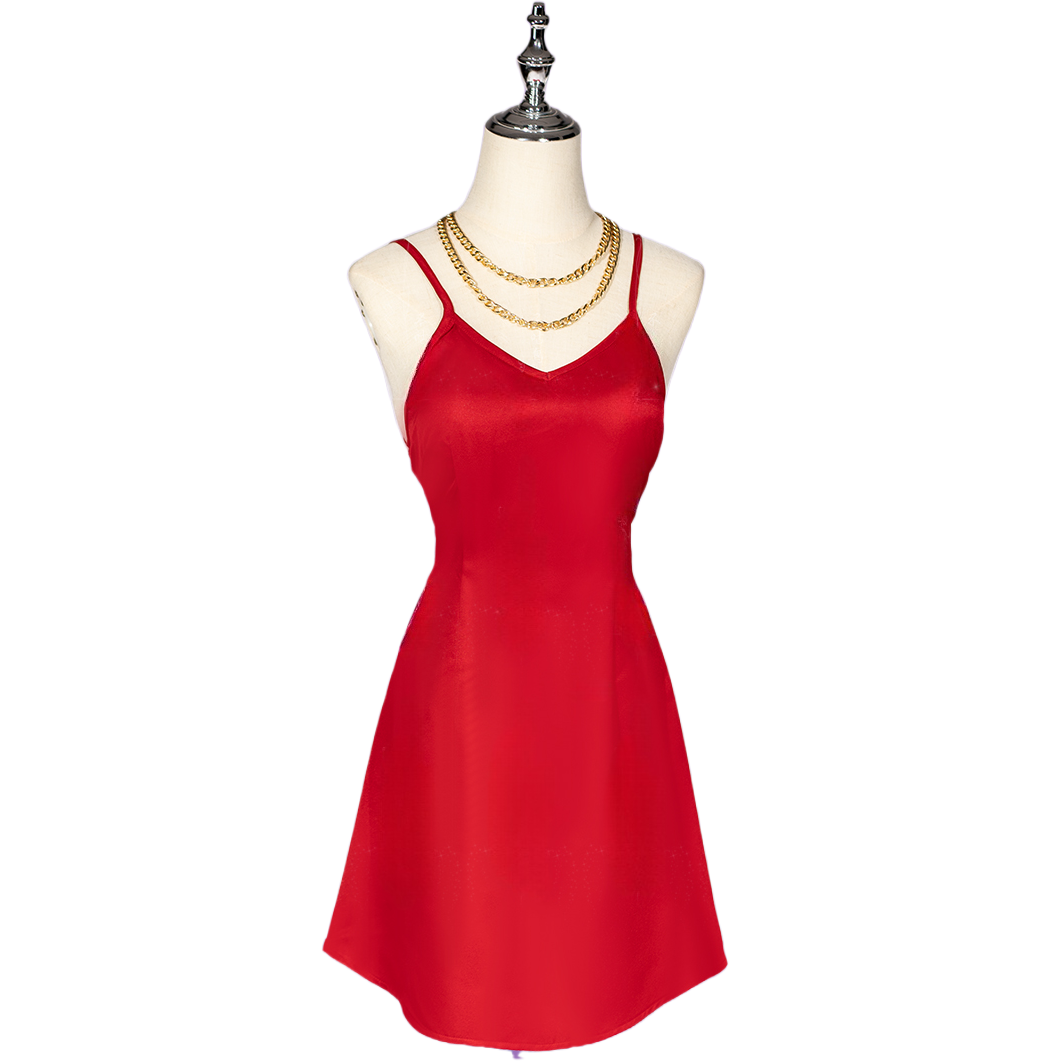 omgcos Panty Red Outfit Panty & Stocking Cosplay Costume