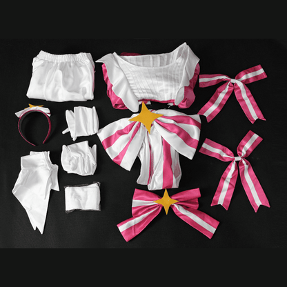 omgcos Retry Now Singer Pink Dress Magical Cosplay Costume In Stock