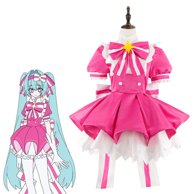 omgcos Retry Now Singer Pink Dress Magical Cosplay Costume In Stock