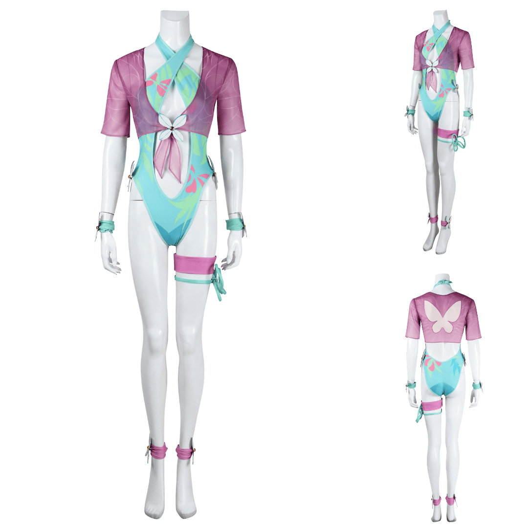omgcos Rivals Psylocke Swimsuit Cosplay Costume