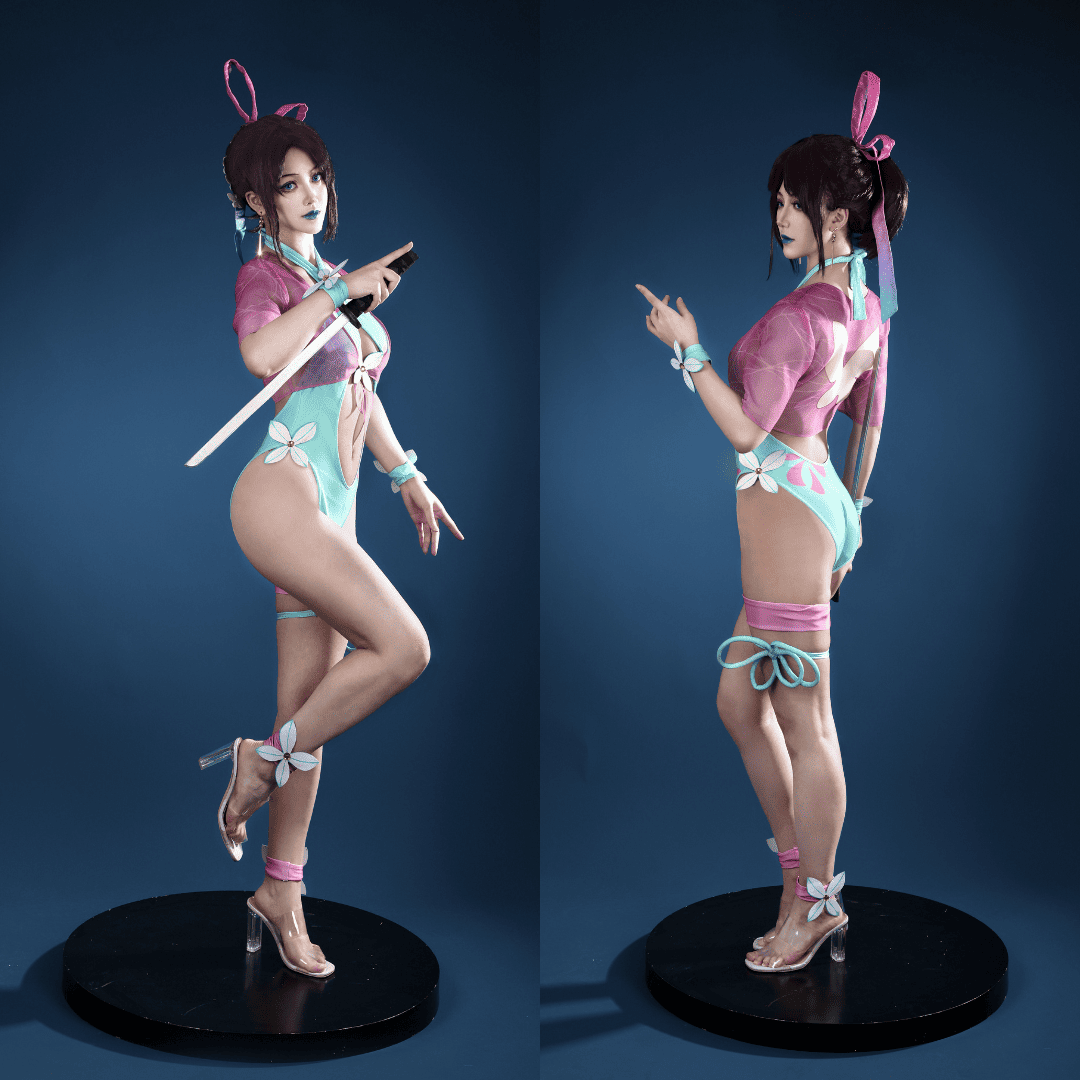 omgcos Rivals Psylocke Swimsuit Cosplay Costume