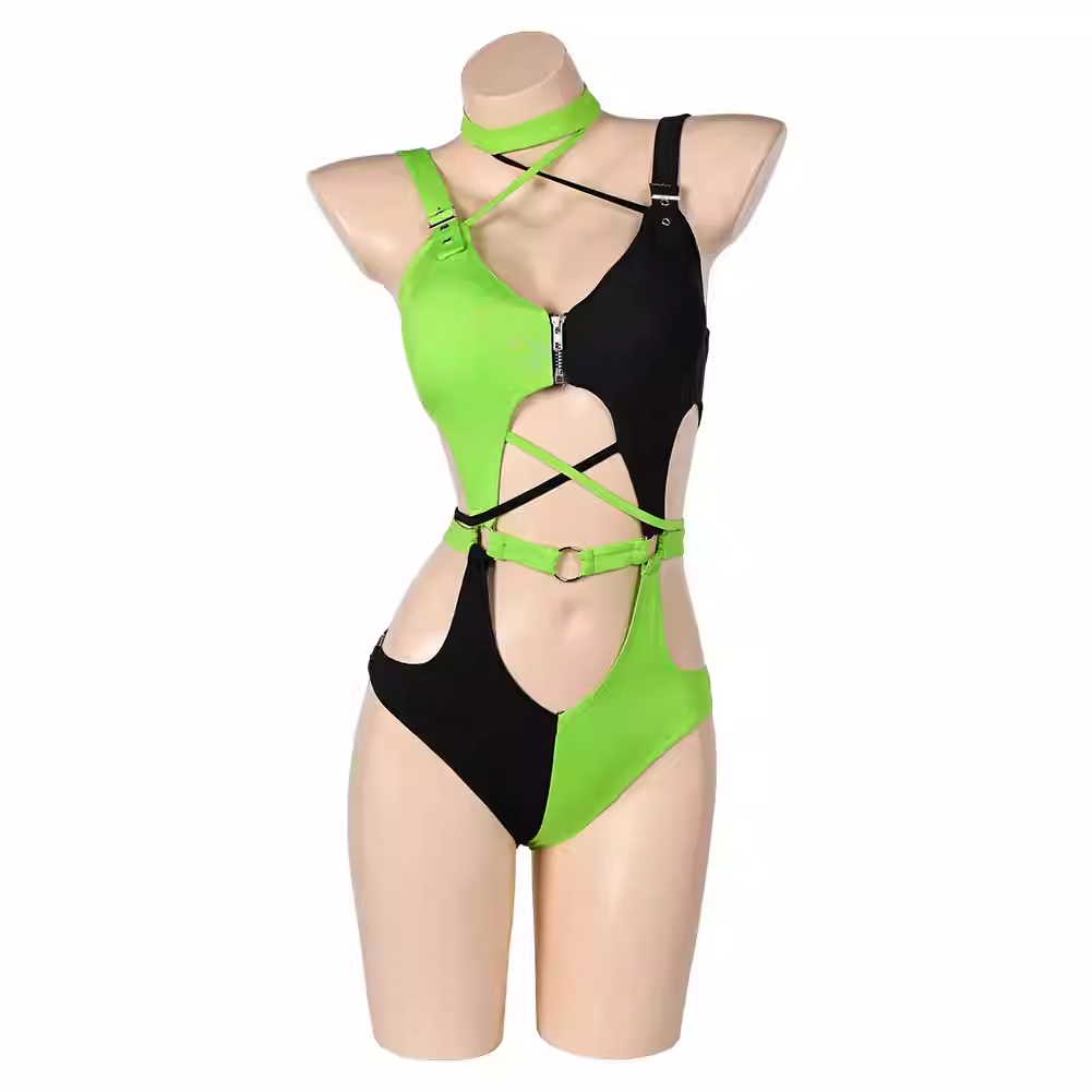 omgcos Shego Bikini Kim Possible Swimwear