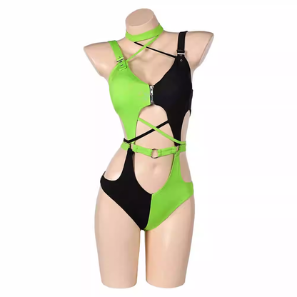 omgcos Shego Bikini Kim Possible Swimwear
