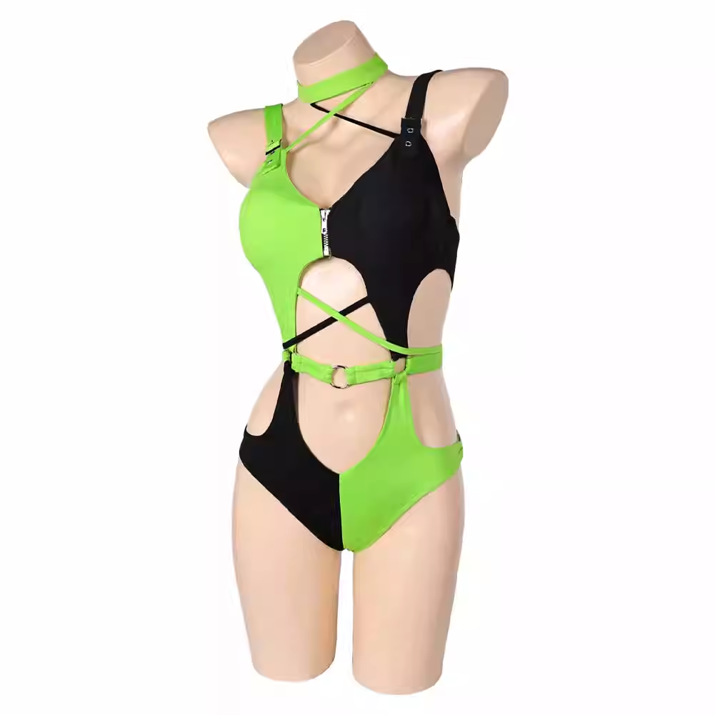 omgcos Shego Bikini Kim Possible Swimwear