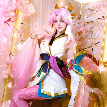 Last Batch omgcos Prestige Spirit Blossom Lux Cosplay Costume LOL Outfit