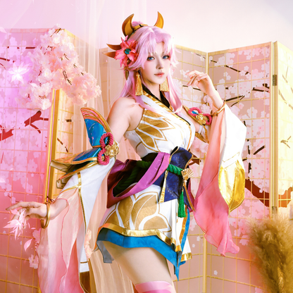 Last Batch omgcos Prestige Spirit Blossom Lux Cosplay Costume LOL Outfit