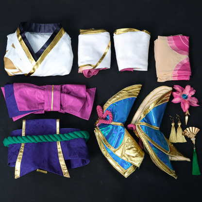 Last Batch omgcos Prestige Spirit Blossom Lux Cosplay Costume LOL Outfit