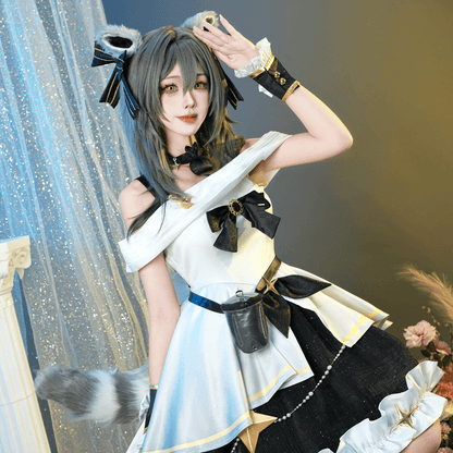 Last batch omgcos Raccoon Stelle Cosplay Costume Honkai Star Rail Fan Outfit