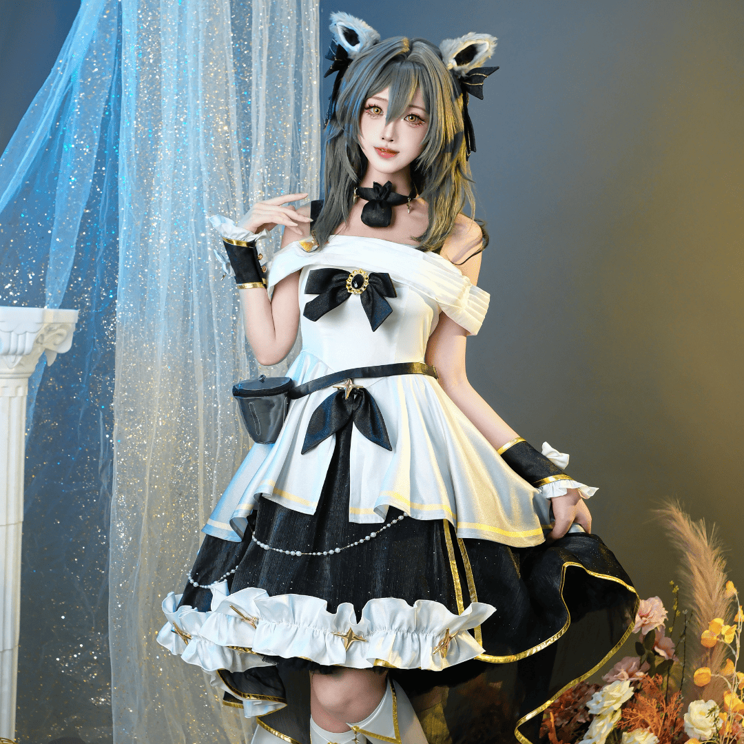 Last batch omgcos Raccoon Stelle Cosplay Costume Honkai Star Rail Fan Outfit