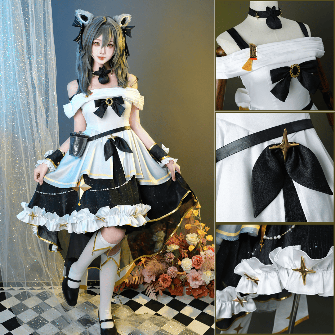 Last batch omgcos Raccoon Stelle Cosplay Costume Honkai Star Rail Fan Outfit