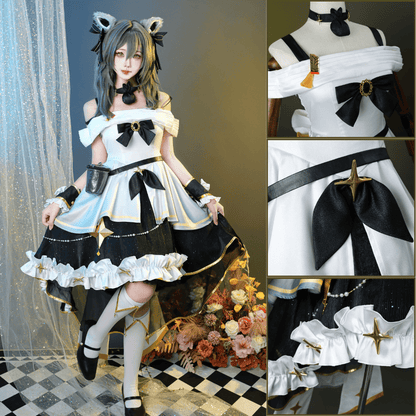 Last batch omgcos Raccoon Stelle Cosplay Costume Honkai Star Rail Fan Outfit