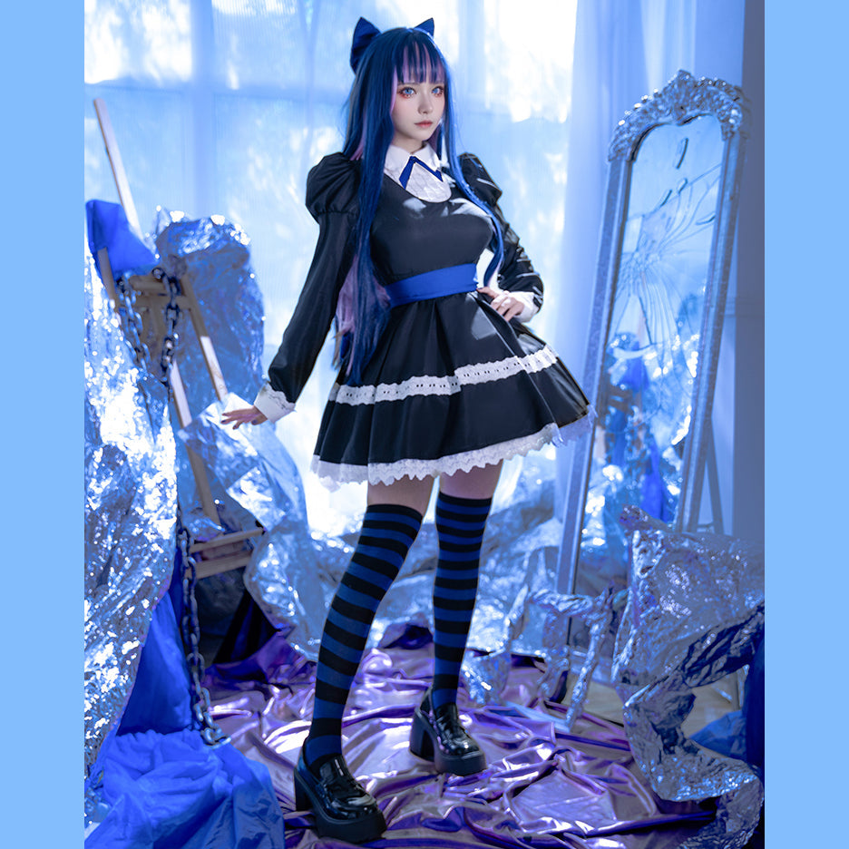 omgcos Stocking Black Outfit Panty & Stocking Cosplay Costume