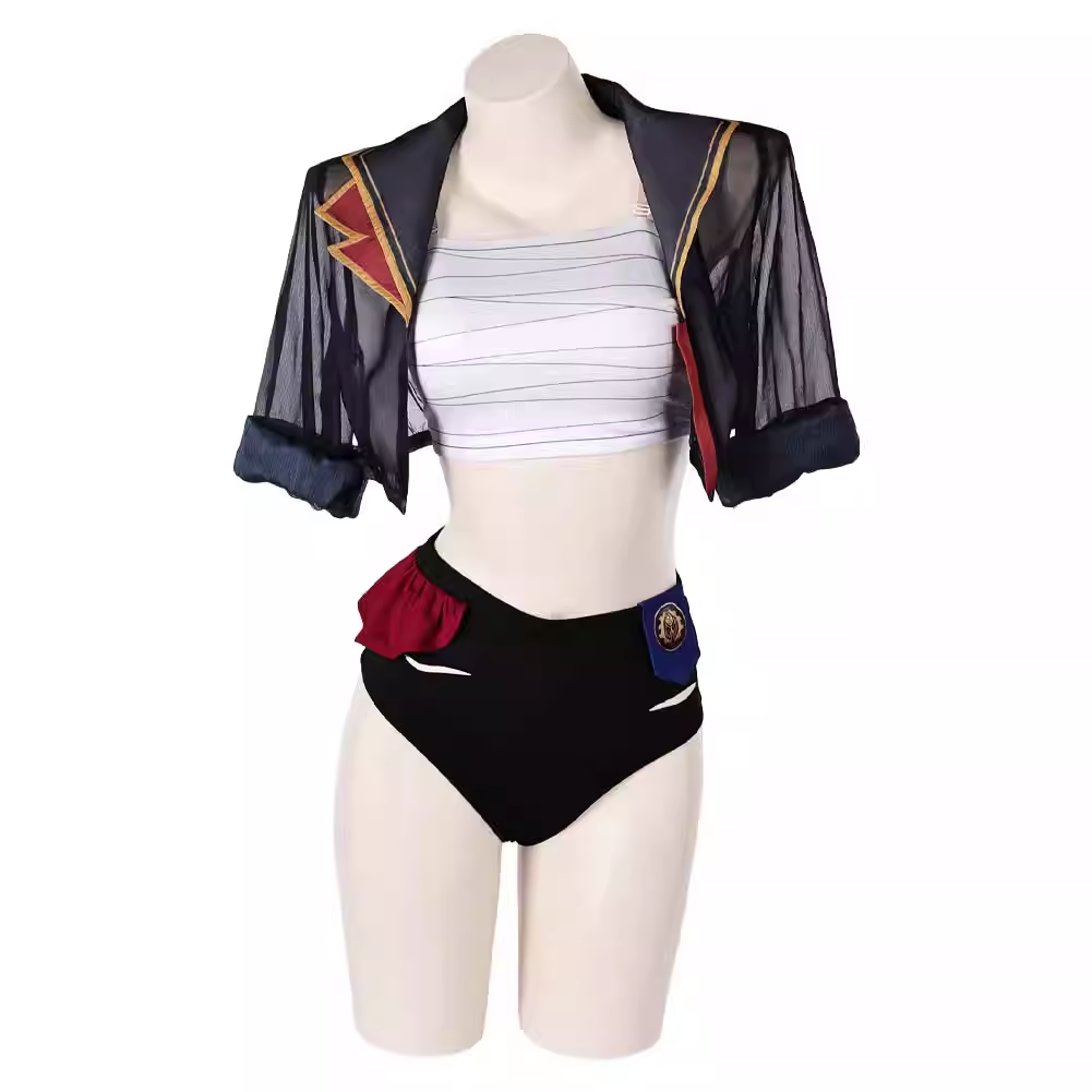 omgcos Vi Swimsuit Arcane Cosplay Bikini Set