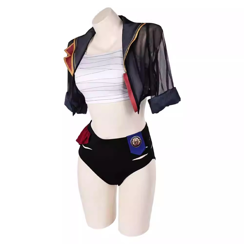 omgcos Vi Swimsuit Arcane Cosplay Bikini Set