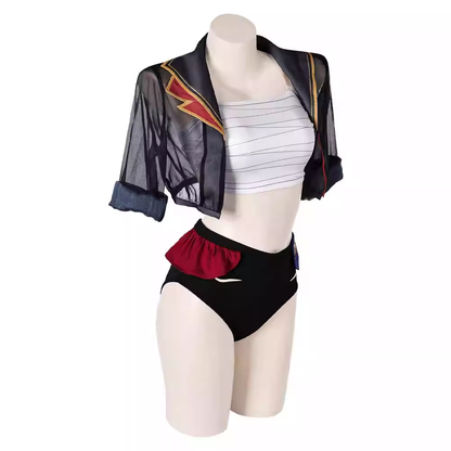 omgcos Vi Swimsuit Arcane Cosplay Bikini Set