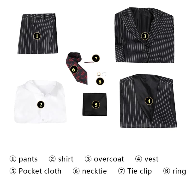 omgcos Wednesday 2 Gomez Addams Cosplay Costume