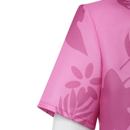 Zoo 2 Non-Mammalians Rise Nick Wilde Pink Shirt Cosplay Costumes