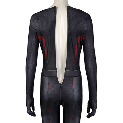 Overgirl Kara Zor-El Danvers Female Jumpsuit with Cloak Costumes