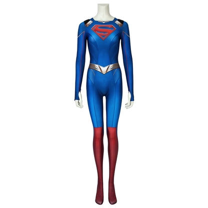 Supergirl Season 5 Kara Zor-el Zentai Jumpsuit Bodysuit Cosplay Costumes