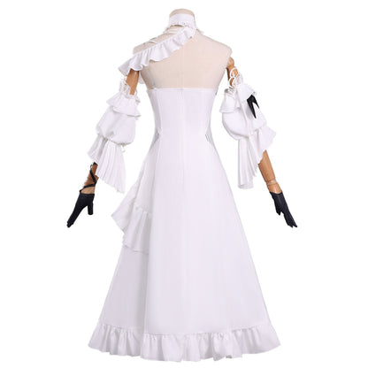 Wuthering Waves Phrolova White Moonlight Gown Cosplay Costumes