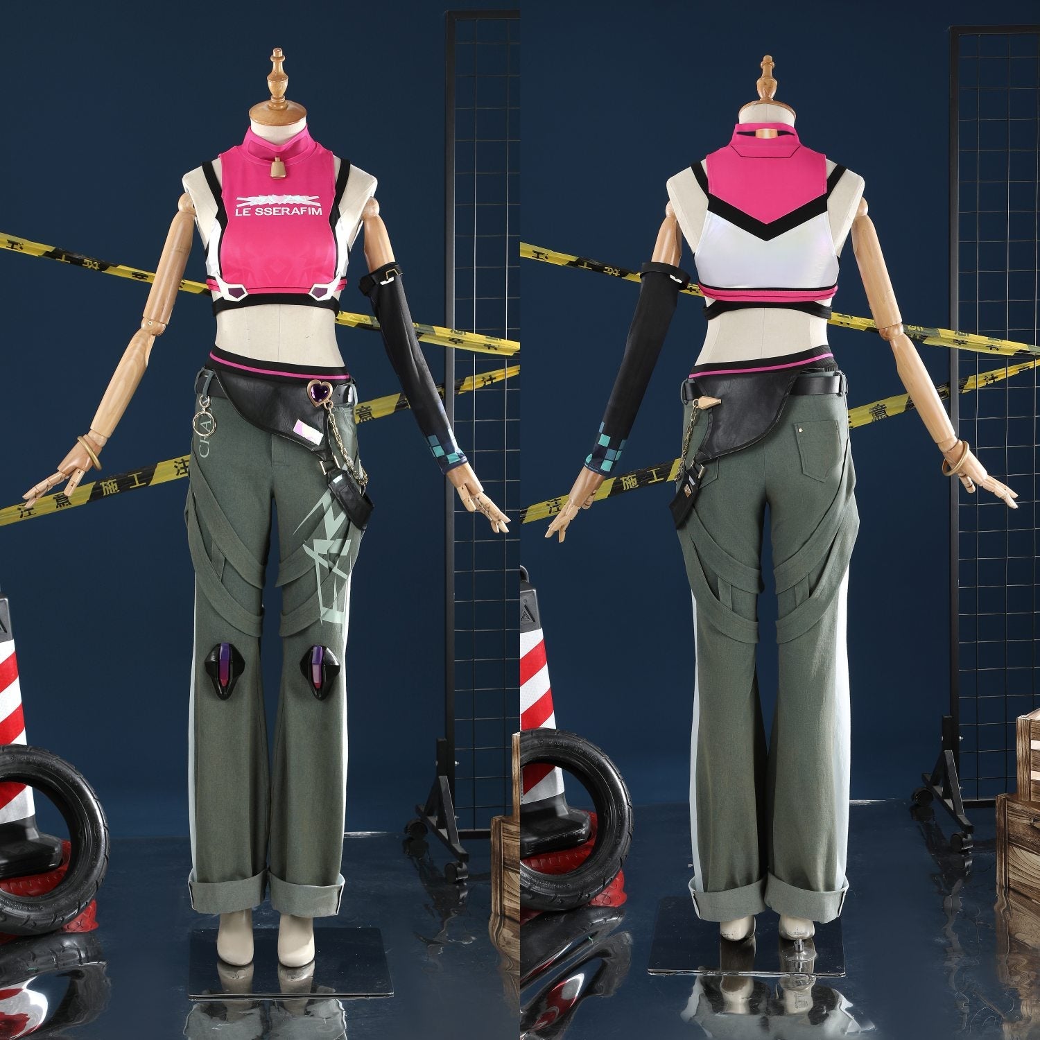 Overwatch 2 Juno X LE SSERAFIM FEARLESS Female Cosplay Costumes