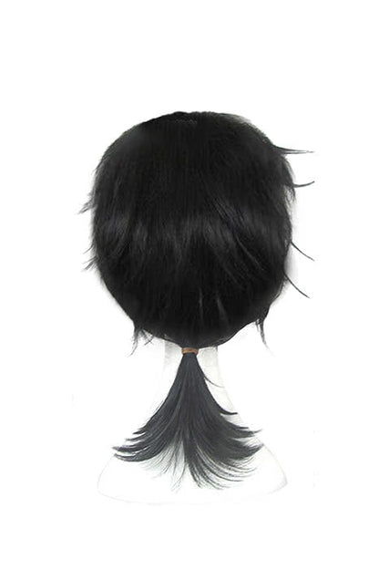 Akashic Records Of Bastard Magic Instructor Glenn Radars Short Black Anime Cosplay Man Wigs
