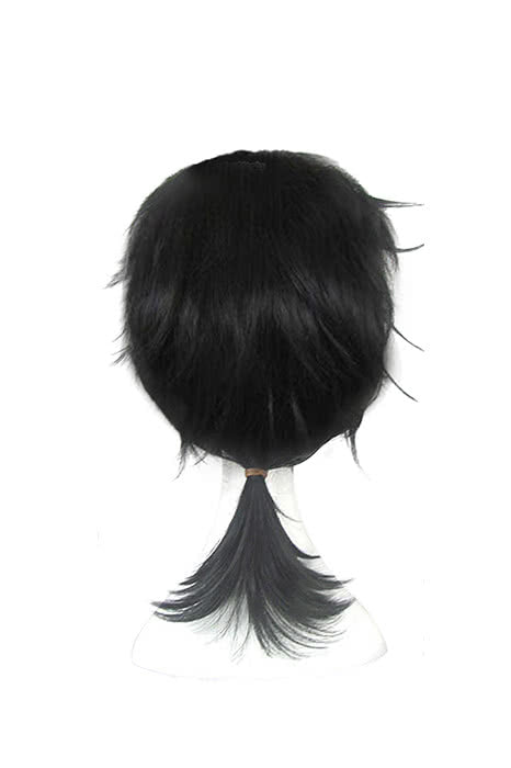 Akashic Records Of Bastard Magic Instructor Glenn Radars Short Black Anime Cosplay Man Wigs