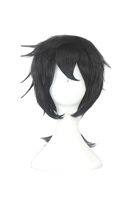 Akashic Records Of Bastard Magic Instructor Glenn Radars Short Black Anime Cosplay Man Wigs