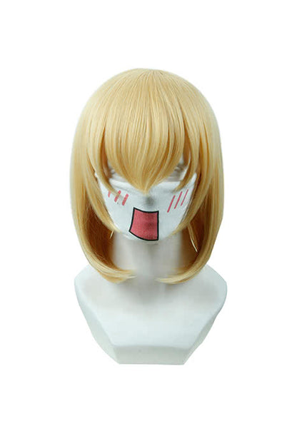 Akashic Records Of Bastard Magic Instructor Rumia Tingel Short Golden Straight Anime Cosplay Wigs