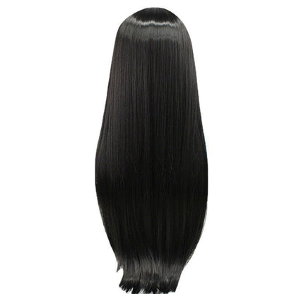 Puella Magi Madoka Magica Akemi Homura Black Long Cosplay Wigs